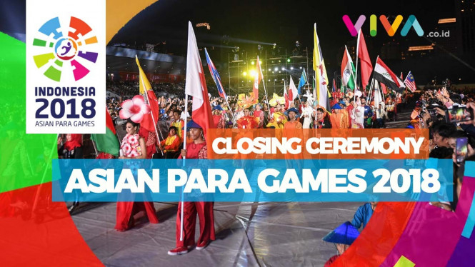 Malam Penutupan Asian Para Games 2018, Sedih Tapi Seru!
