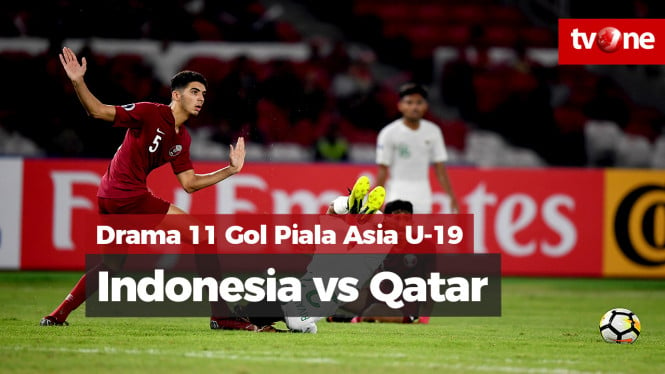Drama 11 Gol Indonesia vs Qatar
