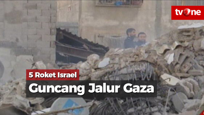 Lima Roket Israel Guncang Jalur Gaza, RS Indonesia Rusak