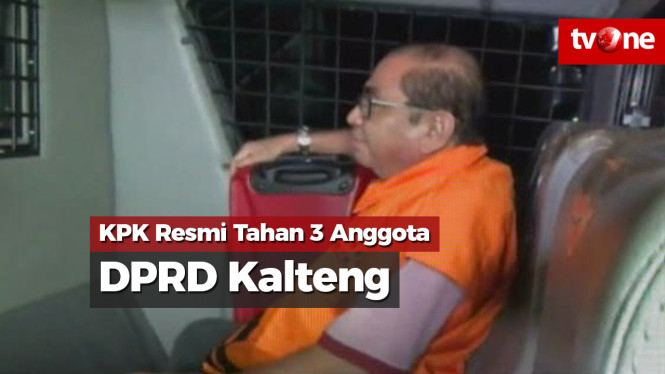 Suap Limbah Sawit, KPK Resmi Tahan Tiga Anggota DPRD Kalteng