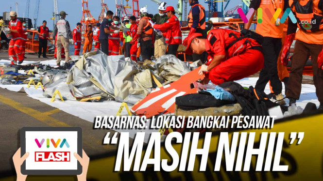 Basarnas: Lokasi Bangkai Pesawat Lion Air JT610 Masih Nihil