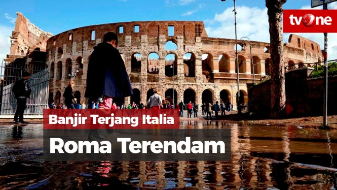 Banjir di Italia, Roma Tergenang