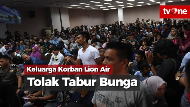 Keluarga Korban Lion Air JT610 Tolak Tabur Bunga