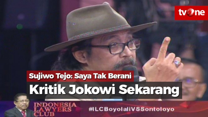 Sujiwo Tejo: Saya Tak Berani Kritik Jokowi Karena Cebong
