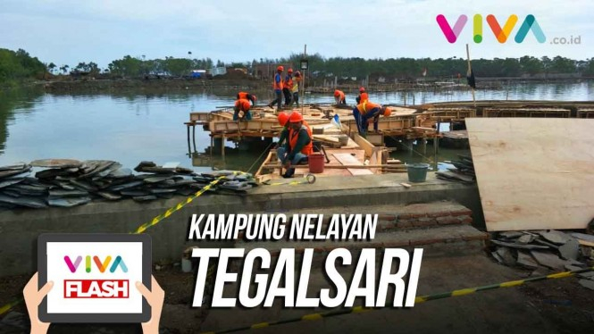 Melihat Kampung Nelayan Tegalsari Yang Sedang Dibangun