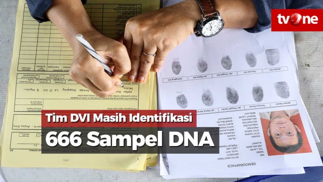 Tim DVI RS Polri Masih Identifikasi 666 Sampel DNA