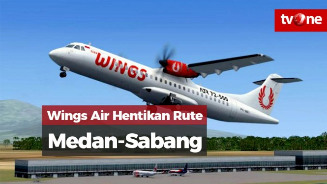 Wings Air Hentikan Rute Penerbangan Medan-Sabang