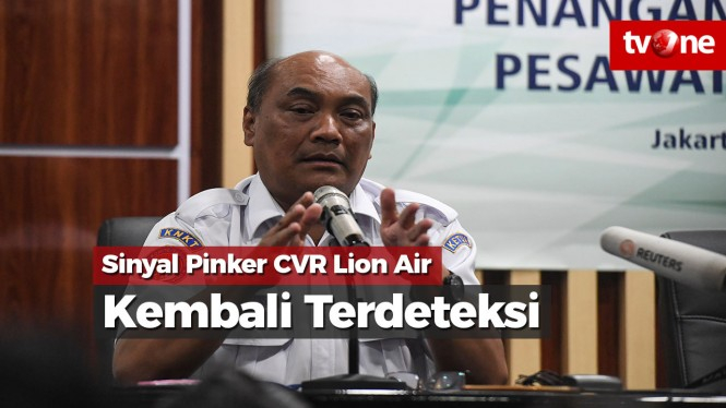 Sinyal Pinker dari CVR Lion Air JT-610 Kembali Terdeteksi
