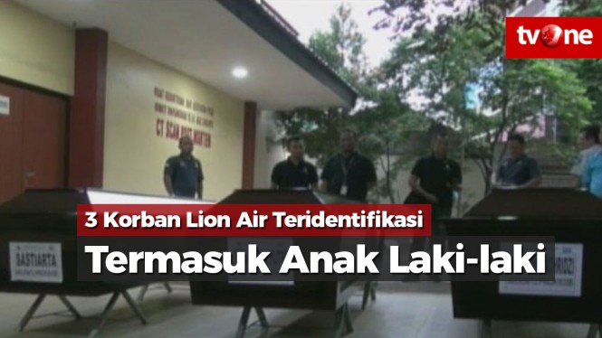 Tiga Korban Lion Air Teridentifikasi Termasuk Anak Laki-laki
