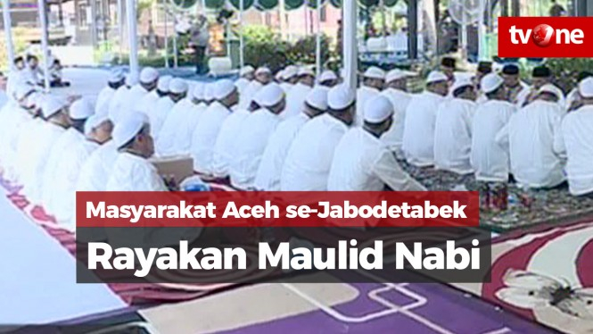 Masyarakat Aceh se-Jabodetabek Rayakan Maulid Nabi