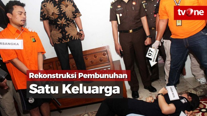 37 Reka Adegan Pembunuhan Satu Keluarga di Bekasi