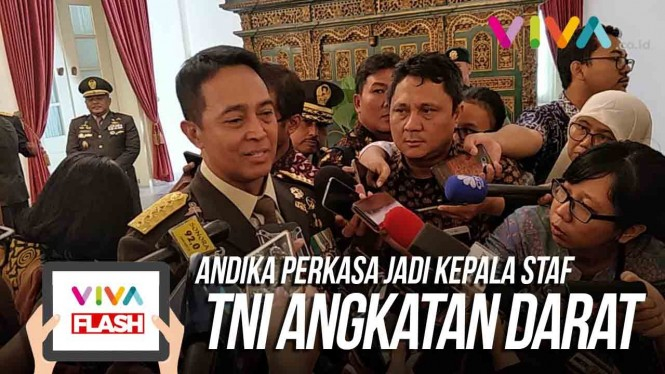 VIDEO: Jokowi Lantik Andika Perkasa Jadi KSAD