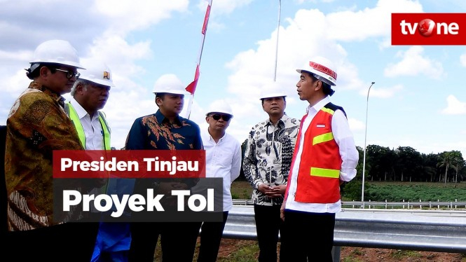 Kunjungi Lampung, Presiden Tinjau Proyek Tol