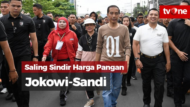 Saling Sindir Jokowi-Sandi Soal Harga Pangan