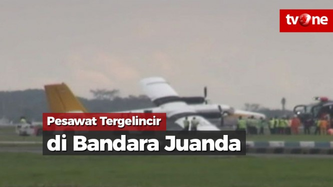 Pesawat Tergelincir di Bandara Juanda, Penumpang Selamat