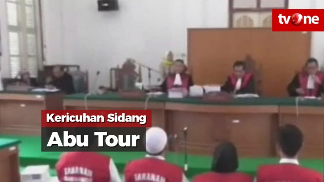 Kericuhan Sidang Kasus Penipuan Umrah Abu Tour