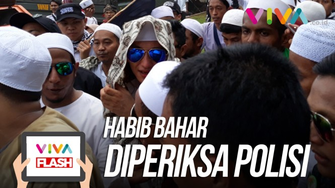 Pekikan Takbir Iringi Pemeriksaan Habib Bahar