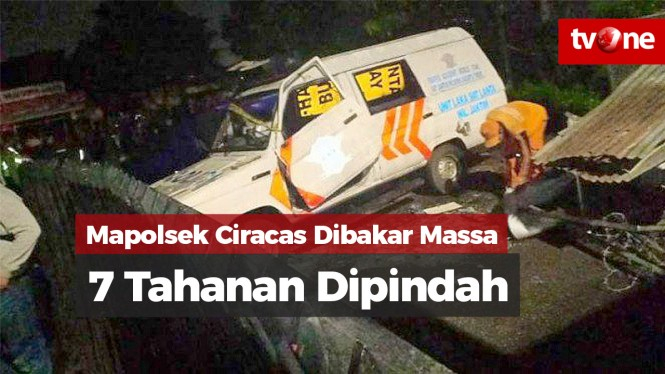 Mapolsek Ciracas Dibakar, 7 Tahanan Dipindah ke Polda Metro