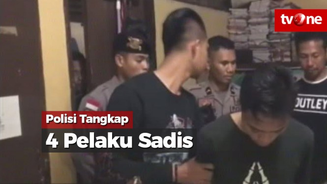 Polisi Tangkap Empat Pelaku Sadis di Kendari