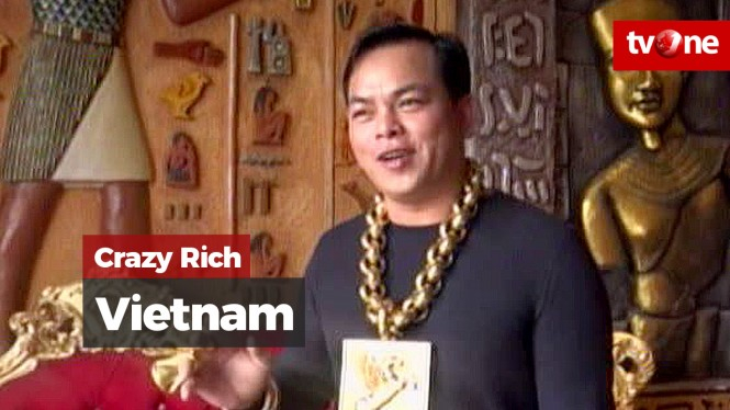 Crazy Rich Vietnam, Pakai Perhiasan Emas Seberat 13 Kilogram