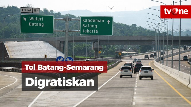 Tol Batang-Semarang Gratis Selama Natal dan Tahun Baru