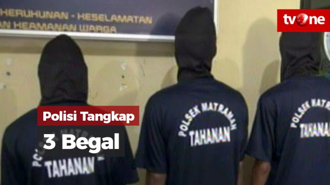 Polisi Tangkap Komplotan Begal