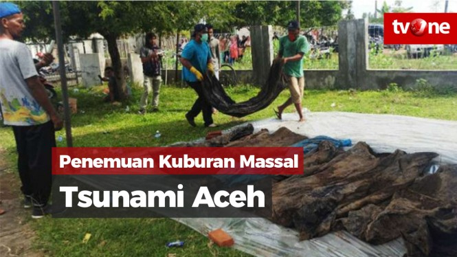 Warga Temukan Kuburan Massal Tsunami Aceh