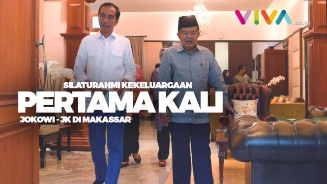 Kata Jokowi Datangi Kediaman JK di Makassar