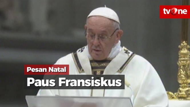 Pesan Natal Paus Fransiskus: Mari Berbagi, Bukan Menimbun