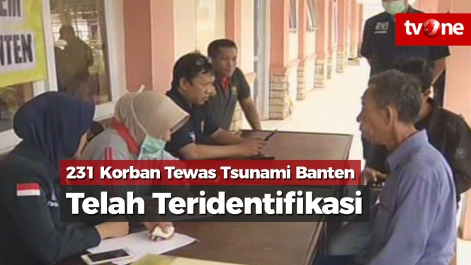 231 Korban Meninggal Tsunami Banten Telah Teridentifikasi