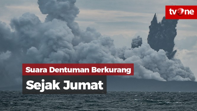 Suara Dentuman Gunung Anak Krakatau Sudah Berkurang