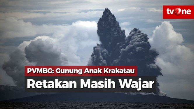 PVMBG: Gas Dan Retakan di Gunung Anak Krakatau Masih Wajar