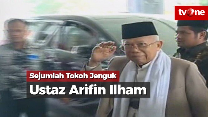 Sejumlah Tokoh Jenguk Ustaz Arifin Ilham