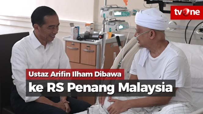 Ustaz Arifin Ilham Dibawa ke Rumah Sakit Penang Malaysia
