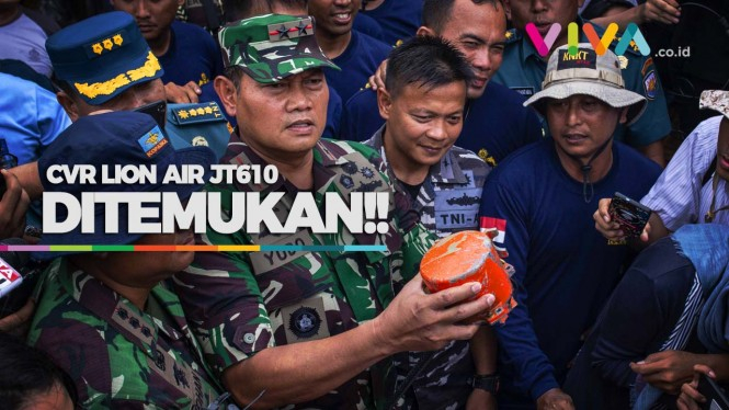 Video TNI AL Temukan CVR Lion Air JT-610
