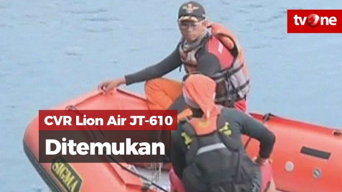 CVR Lion Air JT-610 Berhasil Ditemukan