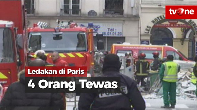 Ledakan di Paris, Empat Orang Tewas dan 9 Kritis
