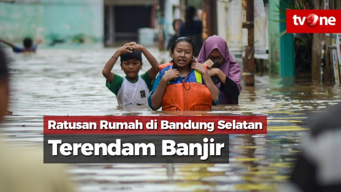 Ratusan Rumah di Bandung Selatan Terendam Banjir 1,5 Meter