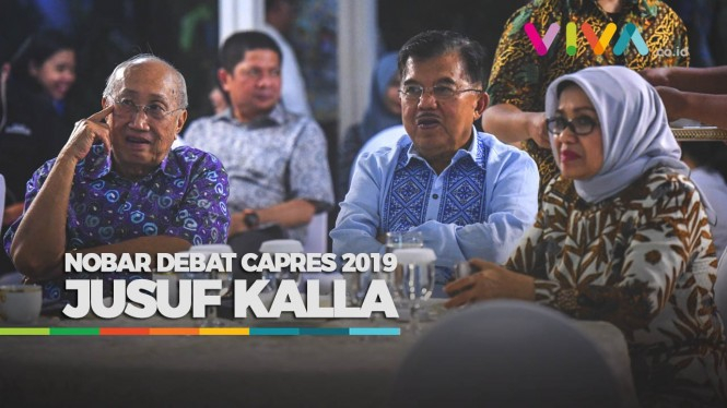 Begini Kata Jusuf Kalla Usai Nonton Debat Capres 2019