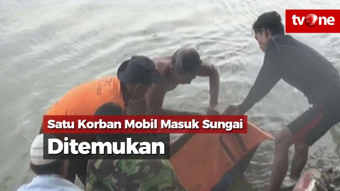 Satu Korban Mobil Masuk Sungai Ditemukan 10 Km dari Lokasi