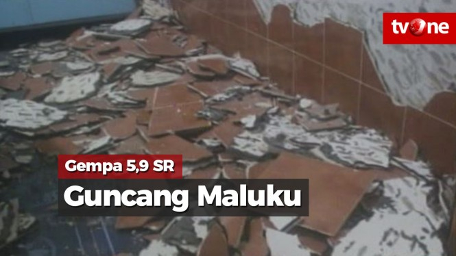 Gempa 5,9 SR Guncang Maluku