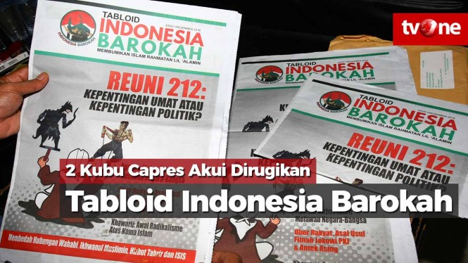 Dua Kubu Capres Akui Dirugikan Tabloid Indonesia Barokah