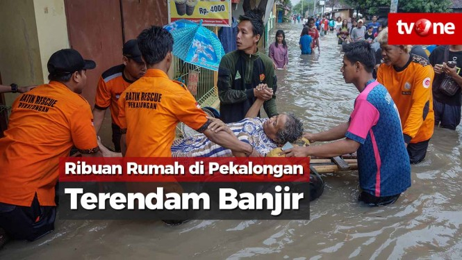 Ribuan Rumah di Pekalongan Terendam Banjir