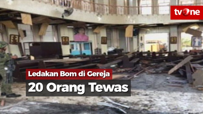 Ledakan Bom di Gereja, 20 Orang Tewas dan 77 Terluka