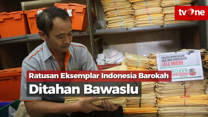Ratusan Eksemplar Tabloid Indonesia Barokah Ditahan Bawaslu