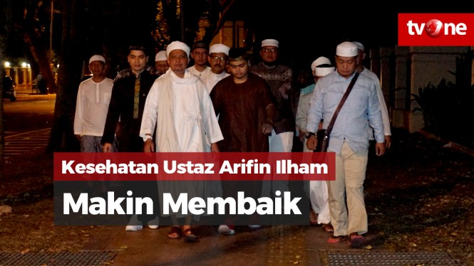 Kesehatan Membaik, Ustaz Arifin Ilham Salat Subuh Berjamaah