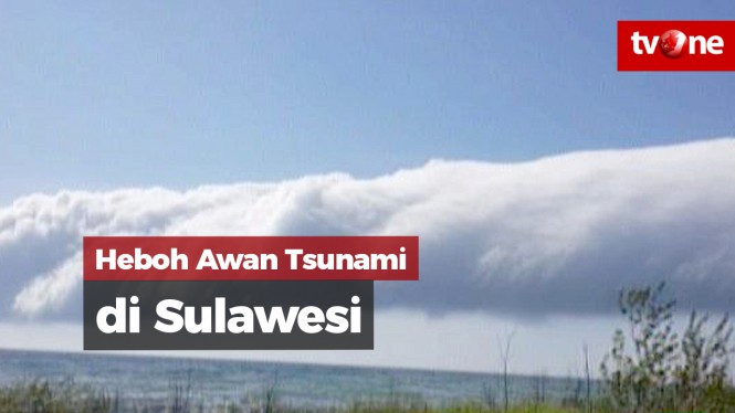 Heboh Awan Tsunami di Polewali Mandar