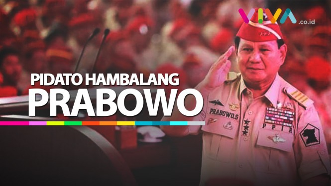 Pidato Prabowo Dihadapan Purnawirawan TNI
