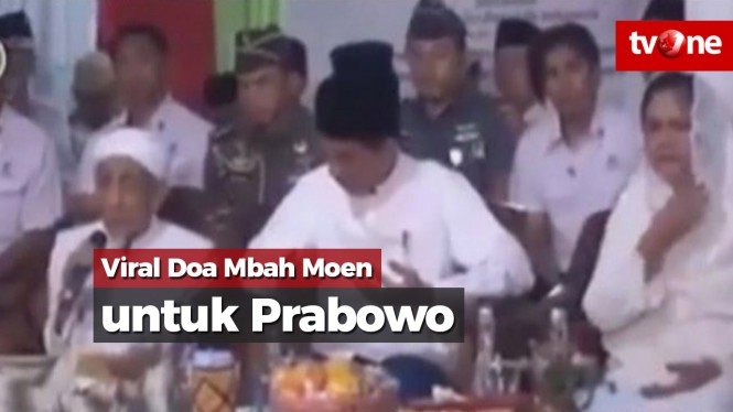 VIral Doa Mbah Moen untuk Prabowo