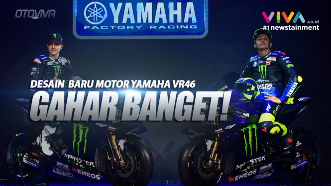Valentino Rossi dan Vinales Pamer Warna Baru Yamaha MotoGP!!